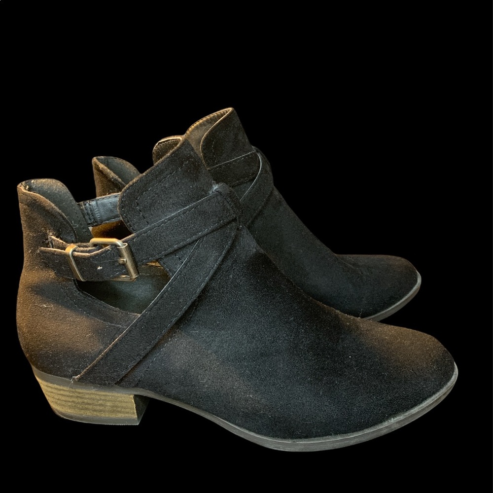 JustFab open booties